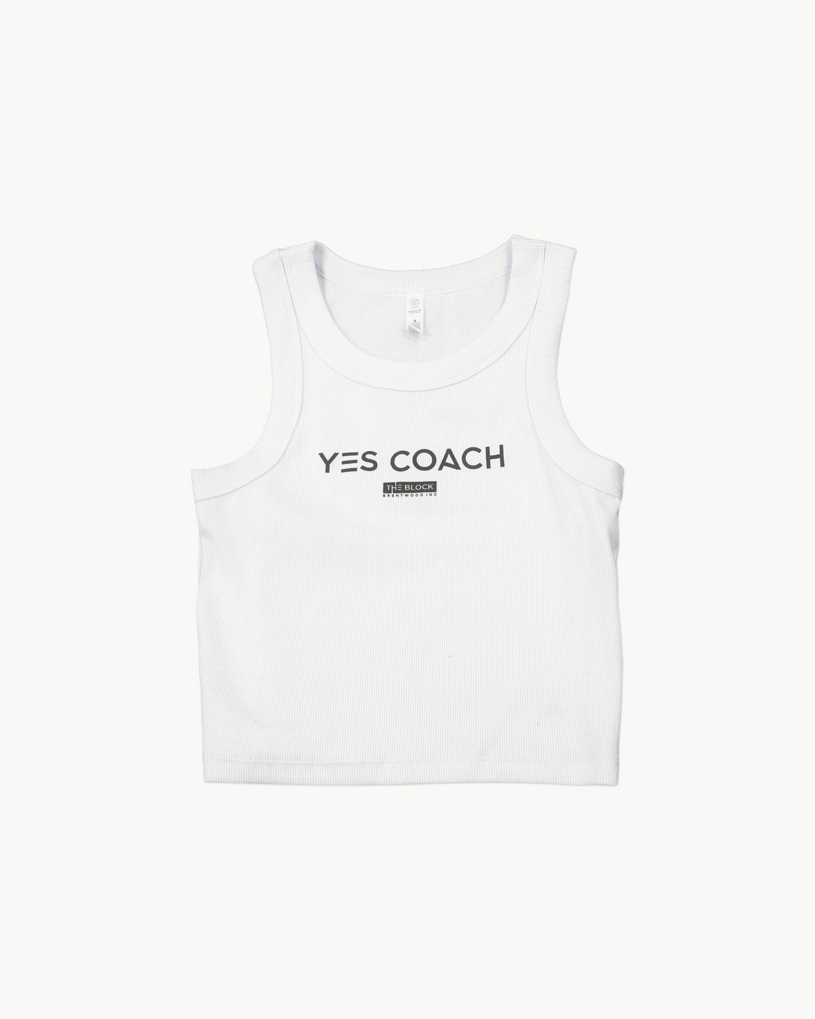 "Yes Coach" Crop Tank